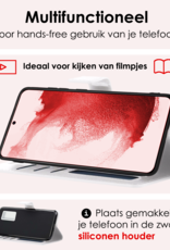 NoXx Hoes Geschikt voor <model> Hoesje Bookcase Hoes 2-in-1 Uitneembaar Cover Hard Case Met Screenprotector - <color>