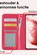 NoXx Hoes Geschikt voor <model> Hoesje Bookcase Hoes 2-in-1 Uitneembaar Cover Hard Case Met Screenprotector - <color>