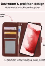 NoXx Hoes Geschikt voor <model> Hoesje Bookcase Hoes 2-in-1 Uitneembaar Cover Hard Case Met Screenprotector - <color>