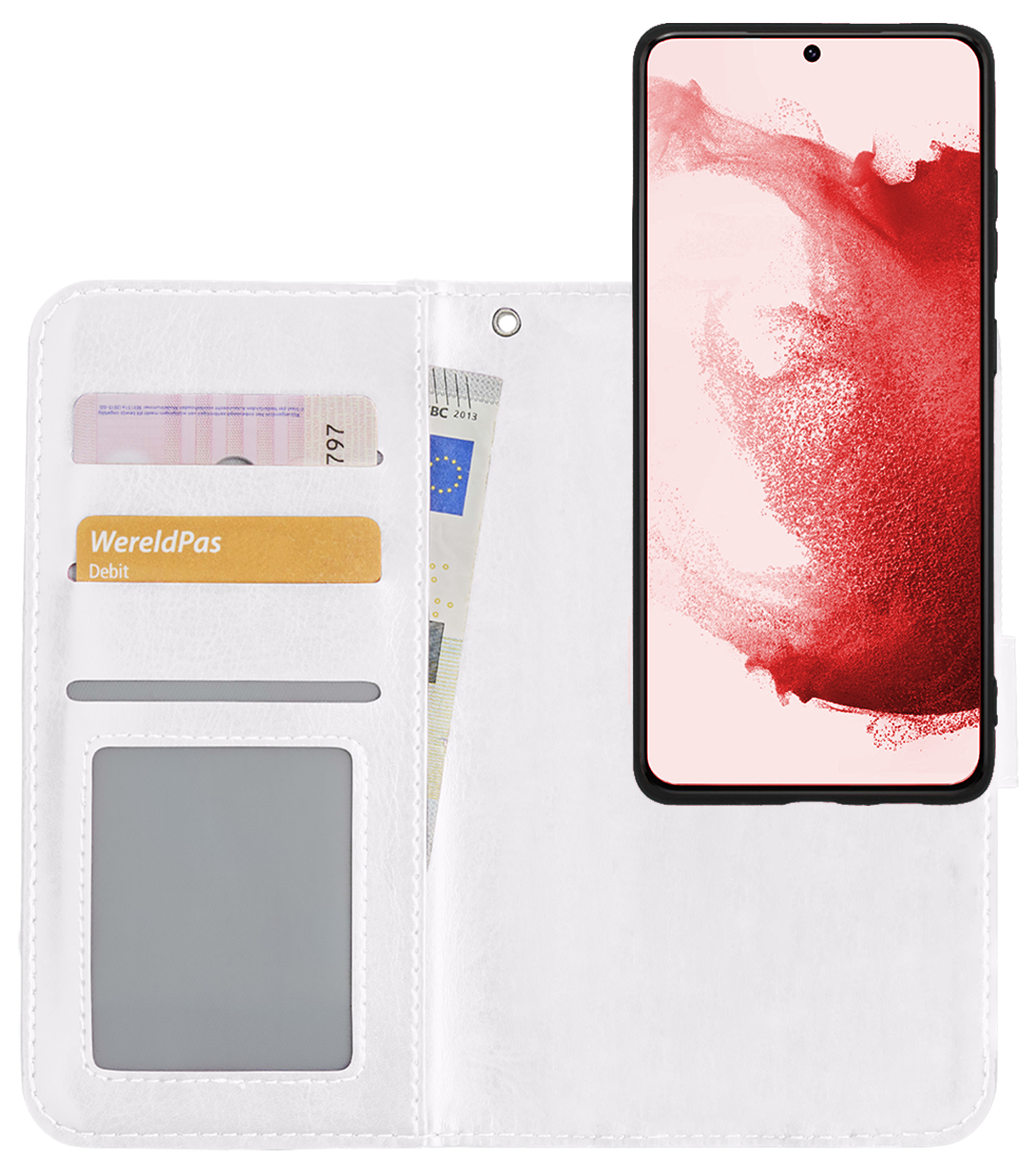NoXx Hoes Geschikt voor <model> Hoesje Bookcase Hoes 2-in-1 Uitneembaar Cover Hard Case - <color>