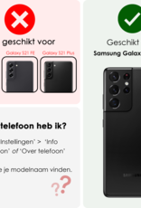 NoXx Hoes Geschikt voor <model> Hoesje Bookcase Hoes 2-in-1 Uitneembaar Cover Hard Case Met 2x Screenprotector - <color>