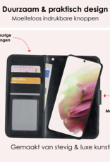NoXx Hoes Geschikt voor <model> Hoesje Bookcase Hoes 2-in-1 Uitneembaar Cover Hard Case Met 2x Screenprotector - <color>
