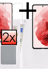 NoXx Hoes Geschikt voor <model> Hoesje Bookcase Hoes 2-in-1 Uitneembaar Cover Hard Case Met 2x Screenprotector - <color>