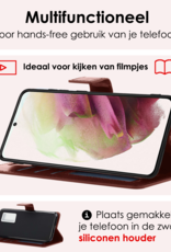 NoXx Hoes Geschikt voor <model> Hoesje Bookcase Hoes 2-in-1 Uitneembaar Cover Hard Case Met 2x Screenprotector - <color>