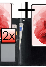 NoXx Hoes Geschikt voor <model> Hoesje Bookcase Hoes 2-in-1 Uitneembaar Cover Hard Case Met 2x Screenprotector - <color>