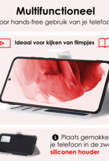 NoXx Hoes Geschikt voor <model> Hoesje Bookcase Hoes 2-in-1 Uitneembaar Cover Hard Case Met 2x Screenprotector - <color>