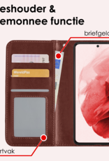 NoXx Hoes Geschikt voor <model> Hoesje Bookcase Hoes 2-in-1 Uitneembaar Cover Hard Case Met Screenprotector - <color>