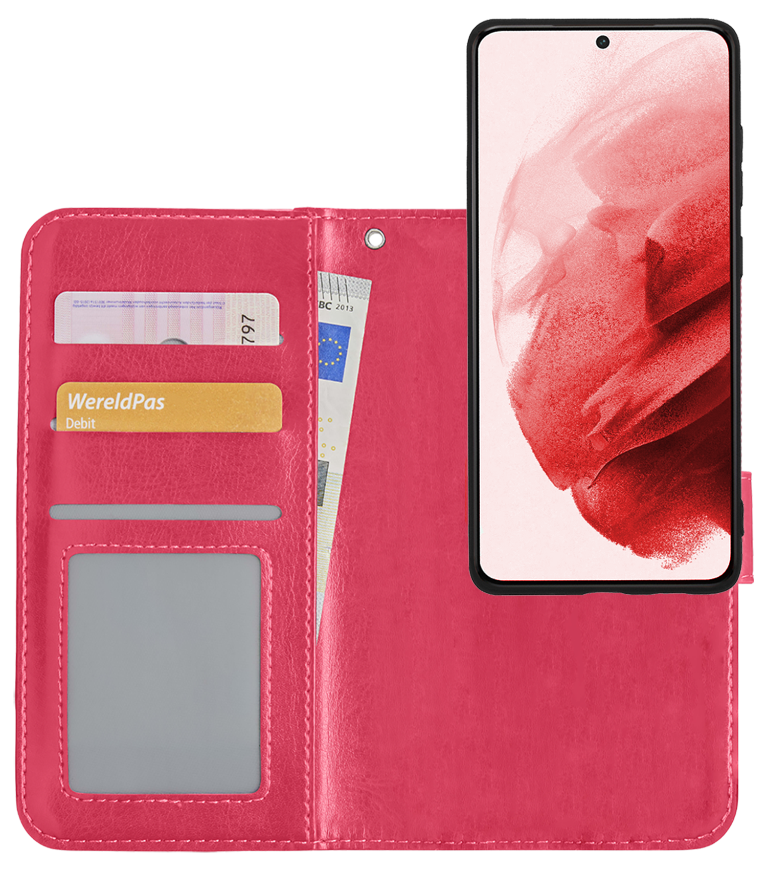NoXx Hoes Geschikt voor <model> Hoesje Bookcase Hoes 2-in-1 Uitneembaar Cover Hard Case - <color>