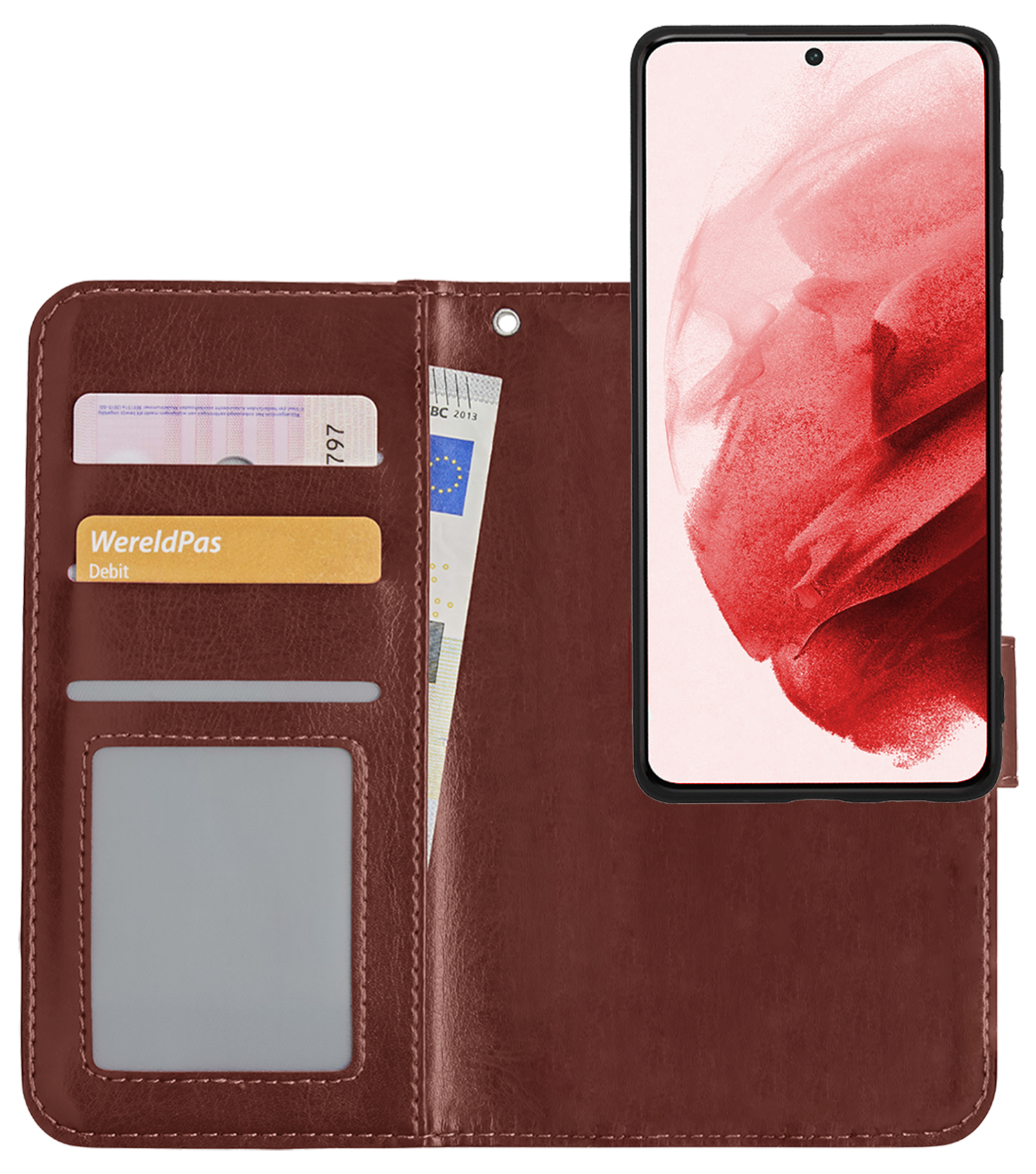 NoXx Hoes Geschikt voor <model> Hoesje Bookcase Hoes 2-in-1 Uitneembaar Cover Hard Case - <color>