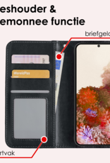 NoXx Hoes Geschikt voor <model> Hoesje Bookcase Hoes 2-in-1 Uitneembaar Cover Hard Case Met 2x Screenprotector - <color>