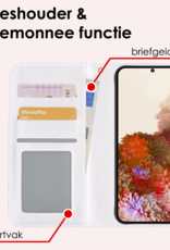 NoXx Hoes Geschikt voor <model> Hoesje Bookcase Hoes 2-in-1 Uitneembaar Cover Hard Case Met 2x Screenprotector - <color>