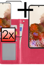 NoXx Hoes Geschikt voor <model> Hoesje Bookcase Hoes 2-in-1 Uitneembaar Cover Hard Case Met 2x Screenprotector - <color>