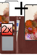 NoXx Hoes Geschikt voor <model> Hoesje Bookcase Hoes 2-in-1 Uitneembaar Cover Hard Case Met 2x Screenprotector - <color>