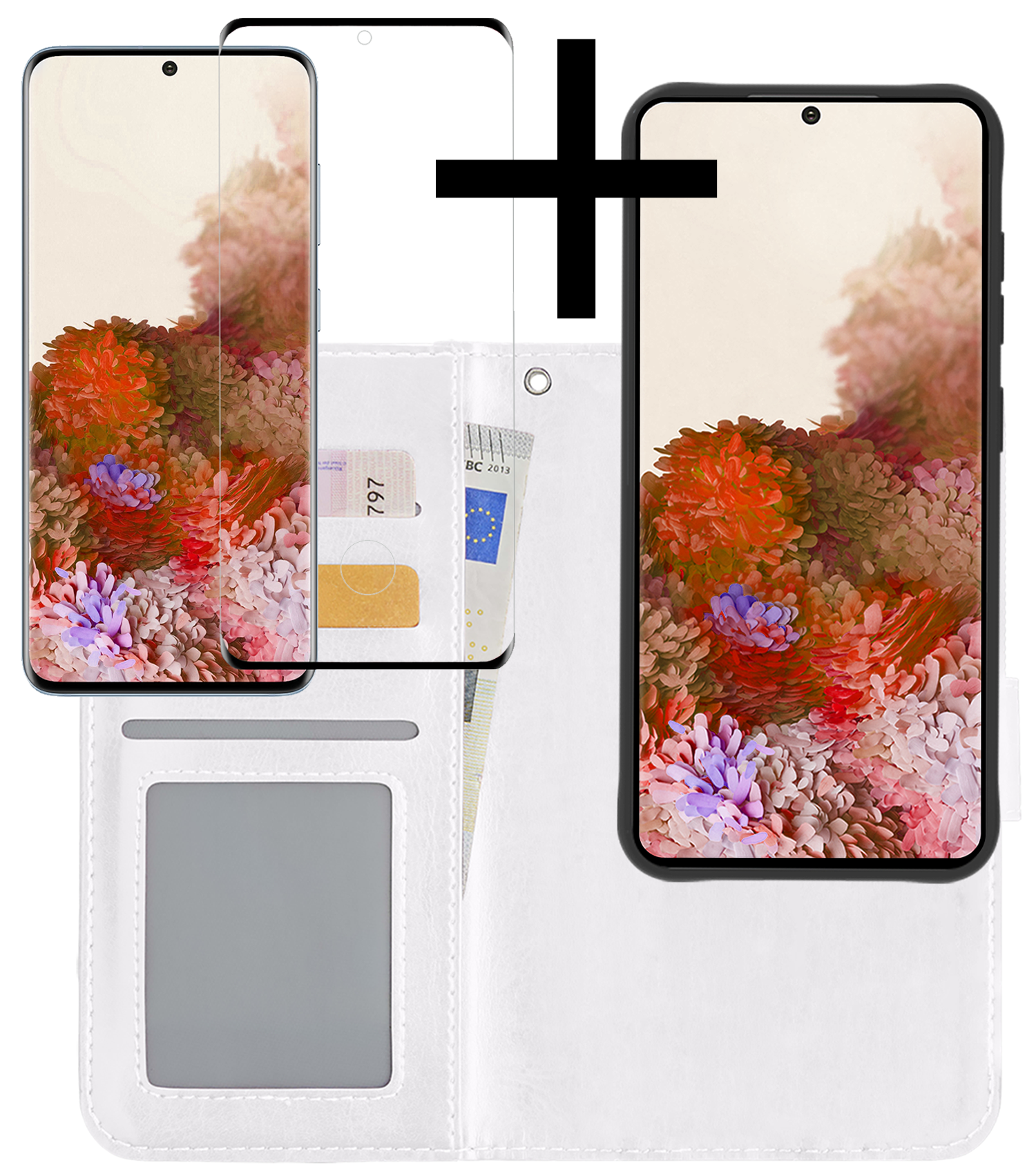 NoXx Hoes Geschikt voor <model> Hoesje Bookcase Hoes 2-in-1 Uitneembaar Cover Hard Case Met Screenprotector - <color>