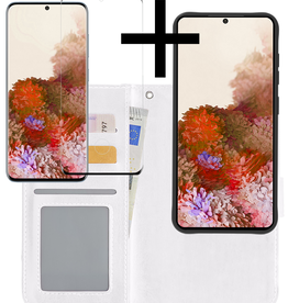NoXx NoXx Samsung Galaxy S20 Ultra Hoesje Bookcase Uitneembaar - Wit