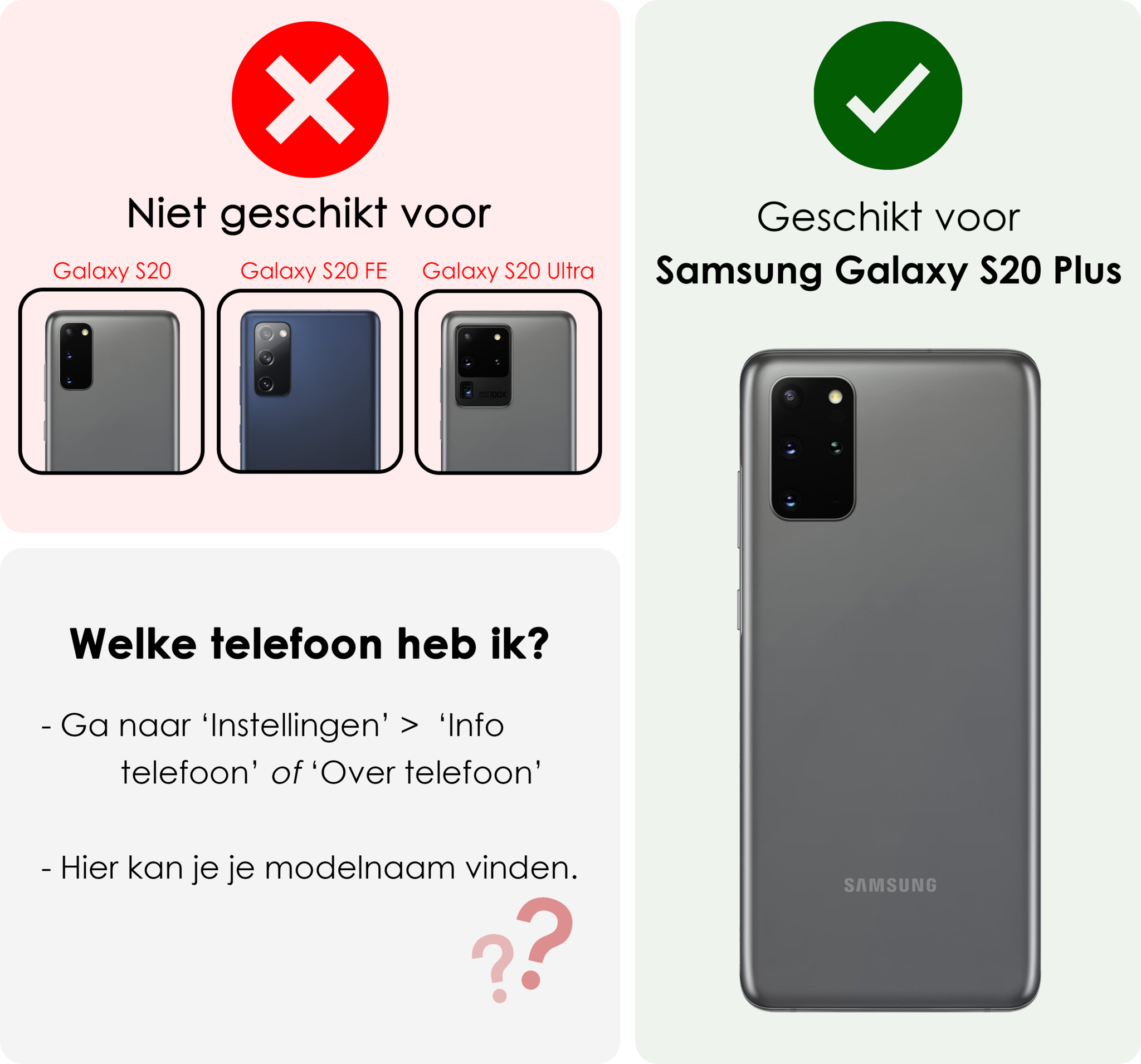 NoXx Hoes Geschikt voor <model> Hoesje Bookcase Hoes 2-in-1 Uitneembaar Cover Hard Case Met 2x Screenprotector - <color>