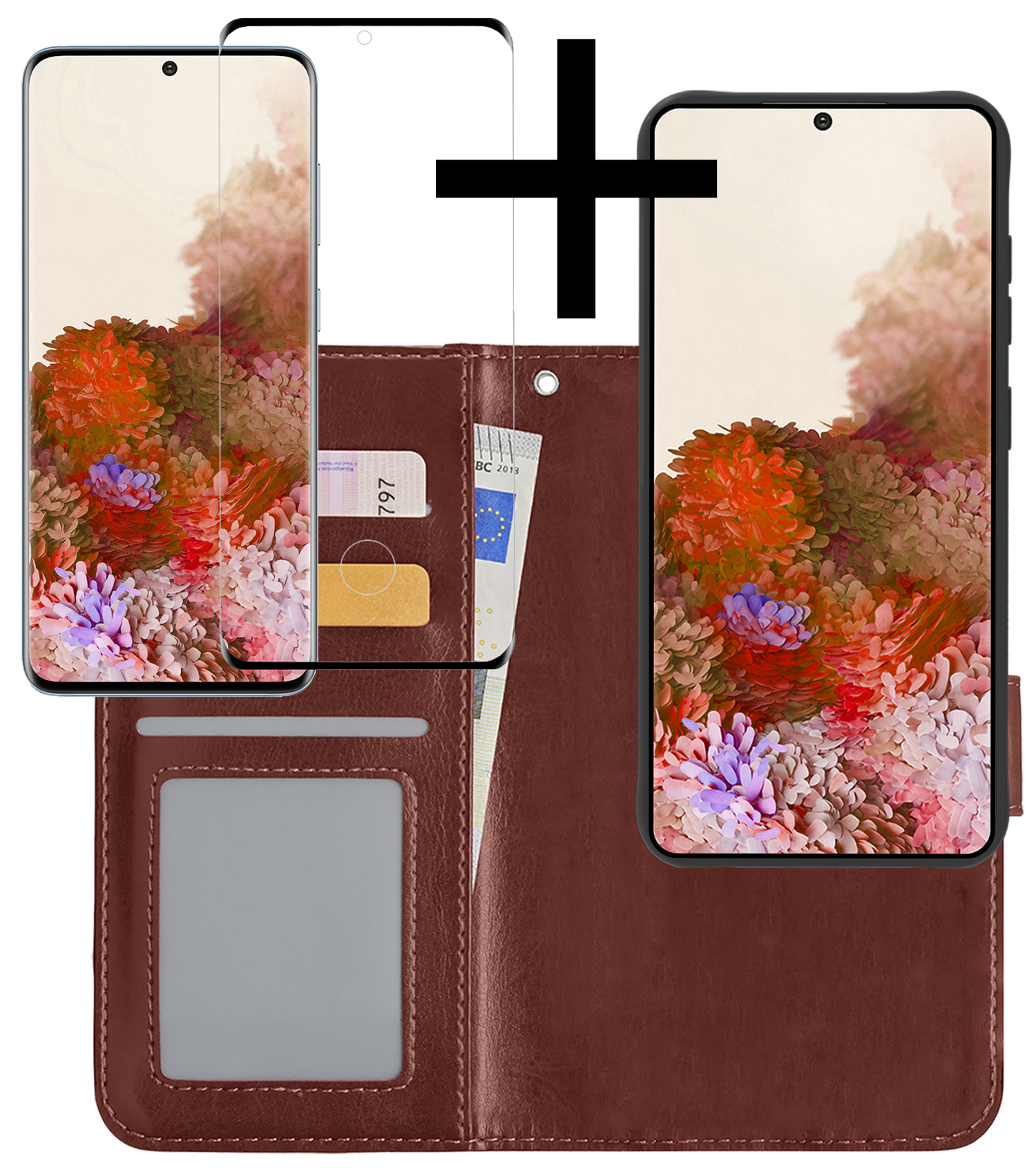 NoXx Hoes Geschikt voor <model> Hoesje Bookcase Hoes 2-in-1 Uitneembaar Cover Hard Case Met Screenprotector - <color>