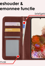 NoXx Hoes Geschikt voor <model> Hoesje Bookcase Hoes 2-in-1 Uitneembaar Cover Hard Case Met Screenprotector - <color>