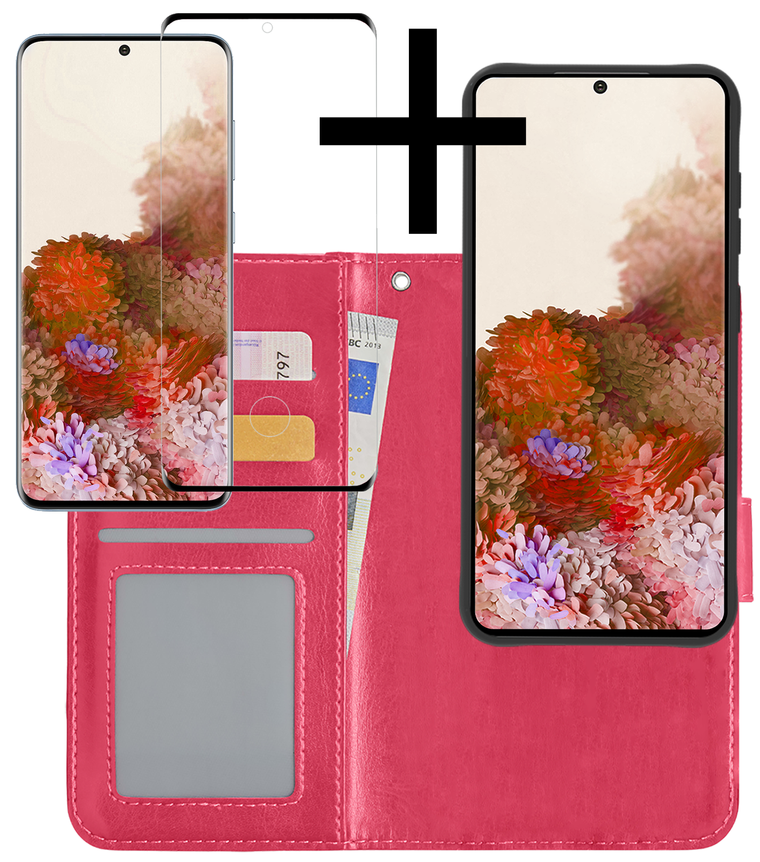 NoXx Hoes Geschikt voor <model> Hoesje Bookcase Hoes 2-in-1 Uitneembaar Cover Hard Case Met Screenprotector - <color>