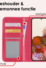 NoXx Hoes Geschikt voor <model> Hoesje Bookcase Hoes 2-in-1 Uitneembaar Cover Hard Case - <color>