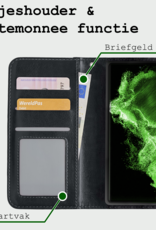 BASEY. Hoes Geschikt voor <model> Hoesje Bookcase Hoes 2-in-1 Cover Met Screenprotector - Hoesje Geschikt voor <model2> Hoes 2-in-1 Hoesje Case - <color>