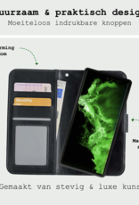 BASEY. Hoes Geschikt voor <model> Hoesje Bookcase Hoes 2-in-1 Cover Met Screenprotector - Hoesje Geschikt voor <model2> Hoes 2-in-1 Hoesje Case - <color>
