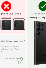 BASEY. Hoes Geschikt voor <model> Hoesje Bookcase Hoes 2-in-1 Cover Met Screenprotector - Hoesje Geschikt voor <model2> Hoes 2-in-1 Hoesje Case - <color>