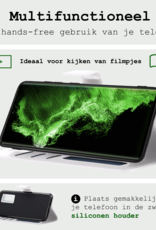 BASEY. Hoes Geschikt voor <model> Hoesje Bookcase Hoes 2-in-1 Cover Met Screenprotector - Hoesje Geschikt voor <model2> Hoes 2-in-1 Hoesje Case - <color>