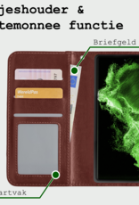 BASEY. Hoes Geschikt voor <model> Hoesje Bookcase Hoes 2-in-1 Cover Met Screenprotector - Hoesje Geschikt voor <model2> Hoes 2-in-1 Hoesje Case - <color>