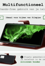BASEY. Hoes Geschikt voor <model> Hoesje Bookcase Hoes 2-in-1 Cover - Hoesje Geschikt voor <model2> Hoes 2-in-1 Hoesje Case - <color>
