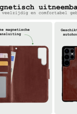 BASEY. Hoes Geschikt voor <model> Hoesje Bookcase Hoes 2-in-1 Cover - Hoesje Geschikt voor <model2> Hoes 2-in-1 Hoesje Case - <color>