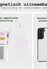 BASEY. Hoes Geschikt voor <model> Hoesje Bookcase Hoes 2-in-1 Cover Met 2x Screenprotector - Hoesje Geschikt voor <model2> Hoes 2-in-1 Hoesje Case - <color>