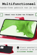 BASEY. Hoes Geschikt voor <model> Hoesje Bookcase Hoes 2-in-1 Cover Met 2x Screenprotector - Hoesje Geschikt voor <model2> Hoes 2-in-1 Hoesje Case - <color>