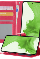 BASEY. Hoes Geschikt voor <model> Hoesje Bookcase Hoes 2-in-1 Cover - Hoesje Geschikt voor <model2> Hoes 2-in-1 Hoesje Case - <color>