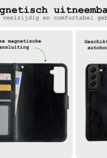 BASEY. Hoes Geschikt voor <model> Hoesje Bookcase Hoes 2-in-1 Cover Met 2x Screenprotector - Hoesje Geschikt voor <model2> Hoes 2-in-1 Hoesje Case - <color>
