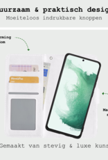 BASEY. Hoes Geschikt voor <model> Hoesje Bookcase Hoes 2-in-1 Cover Met 2x Screenprotector - Hoesje Geschikt voor <model2> Hoes 2-in-1 Hoesje Case - <color>