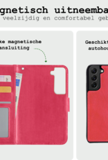 BASEY. Hoes Geschikt voor <model> Hoesje Bookcase Hoes 2-in-1 Cover Met 2x Screenprotector - Hoesje Geschikt voor <model2> Hoes 2-in-1 Hoesje Case - <color>