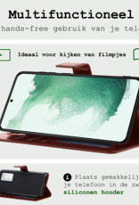 BASEY. Hoes Geschikt voor <model> Hoesje Bookcase Hoes 2-in-1 Cover Met 2x Screenprotector - Hoesje Geschikt voor <model2> Hoes 2-in-1 Hoesje Case - <color>