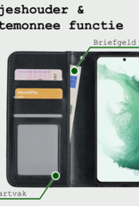 BASEY. Hoes Geschikt voor <model> Hoesje Bookcase Hoes 2-in-1 Cover Met Screenprotector - Hoesje Geschikt voor <model2> Hoes 2-in-1 Hoesje Case - <color>