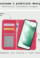 BASEY. Hoes Geschikt voor <model> Hoesje Bookcase Hoes 2-in-1 Cover Met Screenprotector - Hoesje Geschikt voor <model2> Hoes 2-in-1 Hoesje Case - <color>