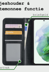 BASEY. Hoes Geschikt voor <model> Hoesje Bookcase Hoes 2-in-1 Cover Met 2x Screenprotector - Hoesje Geschikt voor <model2> Hoes 2-in-1 Hoesje Case - <color>