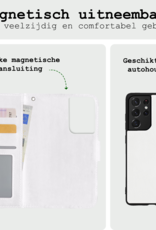 BASEY. Hoes Geschikt voor <model> Hoesje Bookcase Hoes 2-in-1 Cover Met Screenprotector - Hoesje Geschikt voor <model2> Hoes 2-in-1 Hoesje Case - <color>