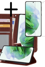 BASEY. Hoes Geschikt voor <model> Hoesje Bookcase Hoes 2-in-1 Cover Met Screenprotector - Hoesje Geschikt voor <model2> Hoes 2-in-1 Hoesje Case - <color>