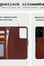 BASEY. Hoes Geschikt voor <model> Hoesje Bookcase Hoes 2-in-1 Cover - Hoesje Geschikt voor <model2> Hoes 2-in-1 Hoesje Case - <color>