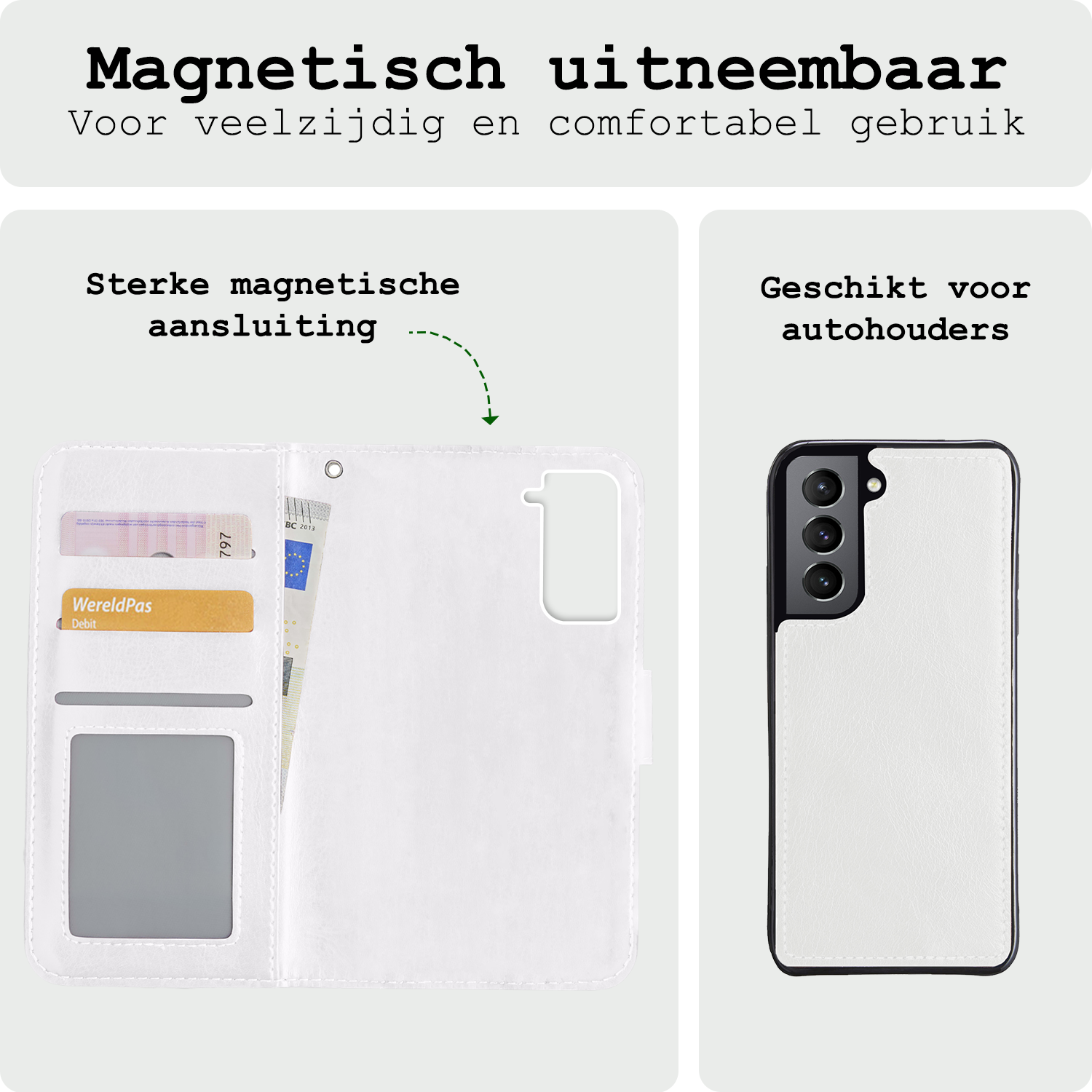 BASEY. Hoes Geschikt voor <model> Hoesje Bookcase Hoes 2-in-1 Cover Met 2x Screenprotector - Hoesje Geschikt voor <model2> Hoes 2-in-1 Hoesje Case - <color>