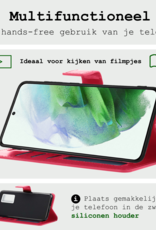 BASEY. Hoes Geschikt voor <model> Hoesje Bookcase Hoes 2-in-1 Cover Met 2x Screenprotector - Hoesje Geschikt voor <model2> Hoes 2-in-1 Hoesje Case - <color>