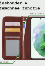 BASEY. Hoes Geschikt voor <model> Hoesje Bookcase Hoes 2-in-1 Cover Met 2x Screenprotector - Hoesje Geschikt voor <model2> Hoes 2-in-1 Hoesje Case - <color>