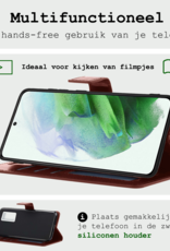 BASEY. Hoes Geschikt voor <model> Hoesje Bookcase Hoes 2-in-1 Cover Met 2x Screenprotector - Hoesje Geschikt voor <model2> Hoes 2-in-1 Hoesje Case - <color>
