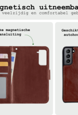 BASEY. Hoes Geschikt voor <model> Hoesje Bookcase Hoes 2-in-1 Cover Met 2x Screenprotector - Hoesje Geschikt voor <model2> Hoes 2-in-1 Hoesje Case - <color>
