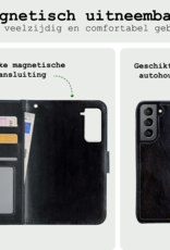 BASEY. Hoes Geschikt voor <model> Hoesje Bookcase Hoes 2-in-1 Cover - Hoesje Geschikt voor <model2> Hoes 2-in-1 Hoesje Case - <color>